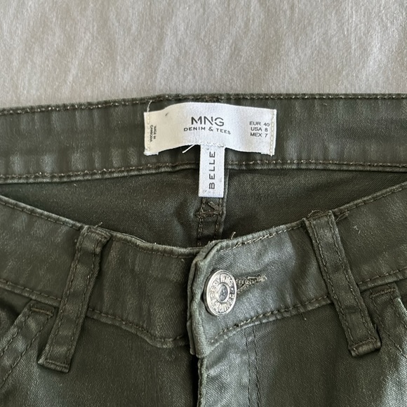 Waxed Skinny Belle Jean - Mango - Picture 4 of 4